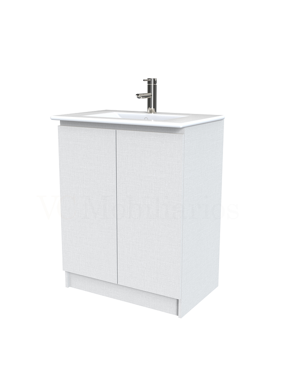 Mueble vanitorio al piso  de 50  cm con cubierta de loza M0-501  / Giorno 1