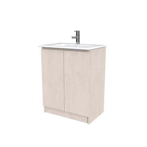 Mueble vanitorio al piso  de 50  cm con cubierta de loza M0-501  / Provenzal