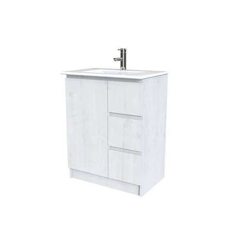 Mueble vanitorio al piso  de 60  cm con cubierta de loza M2-601  / Alaska