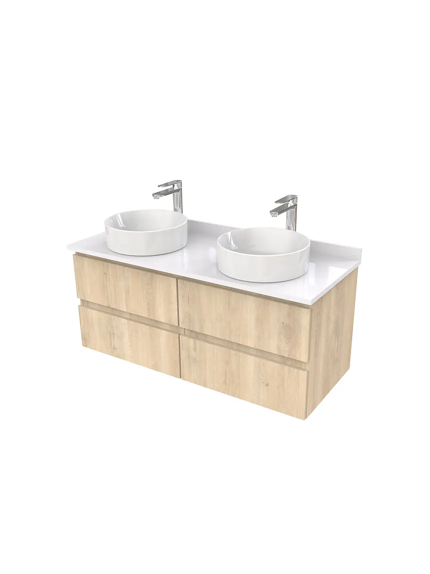 Mueble Vanitorio  para lavamanos sobreponer simple de 120 cm M4-1230-SPA / Jerez 1