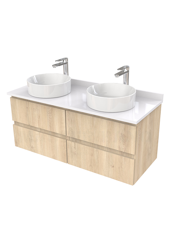 Mueble Vanitorio  para lavamanos sobreponer simple de 120 cm M4-1230-SPA / Jerez 1