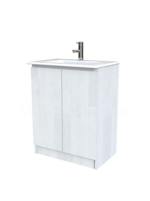 Mueble vanitorio al piso  de 50  cm con cubierta de loza M0-501  / Legno 1