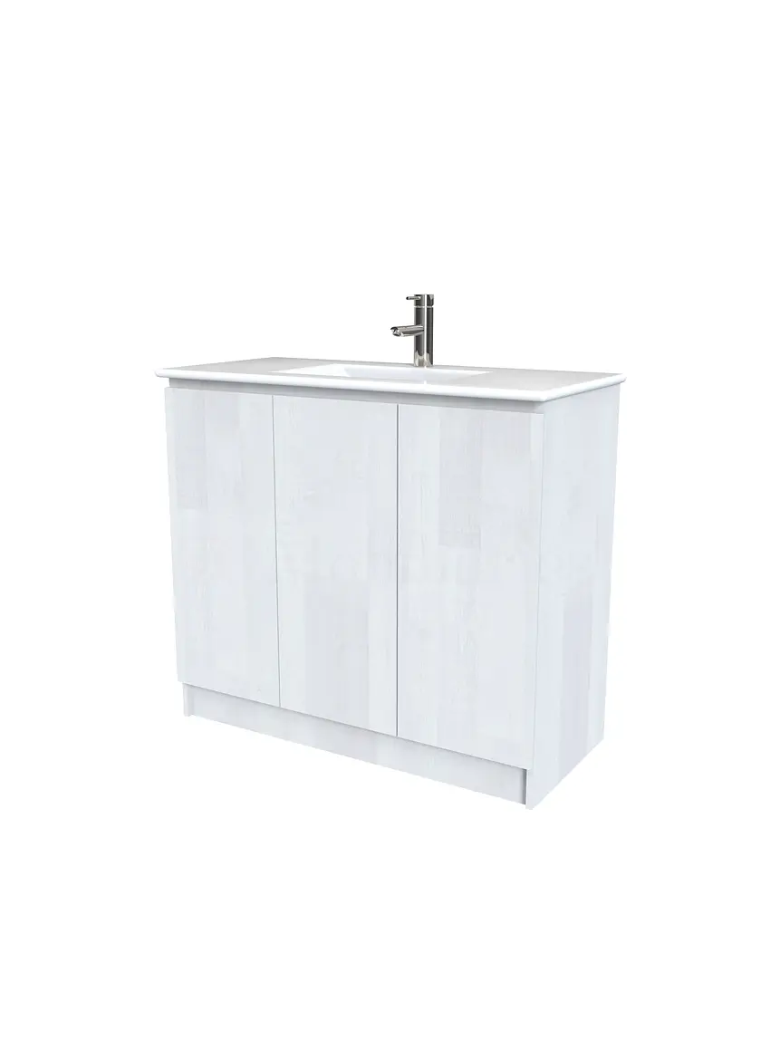 Mueble vanitorio al piso  de 120  cm con cubierta de loza M0-1201  / Legno 1