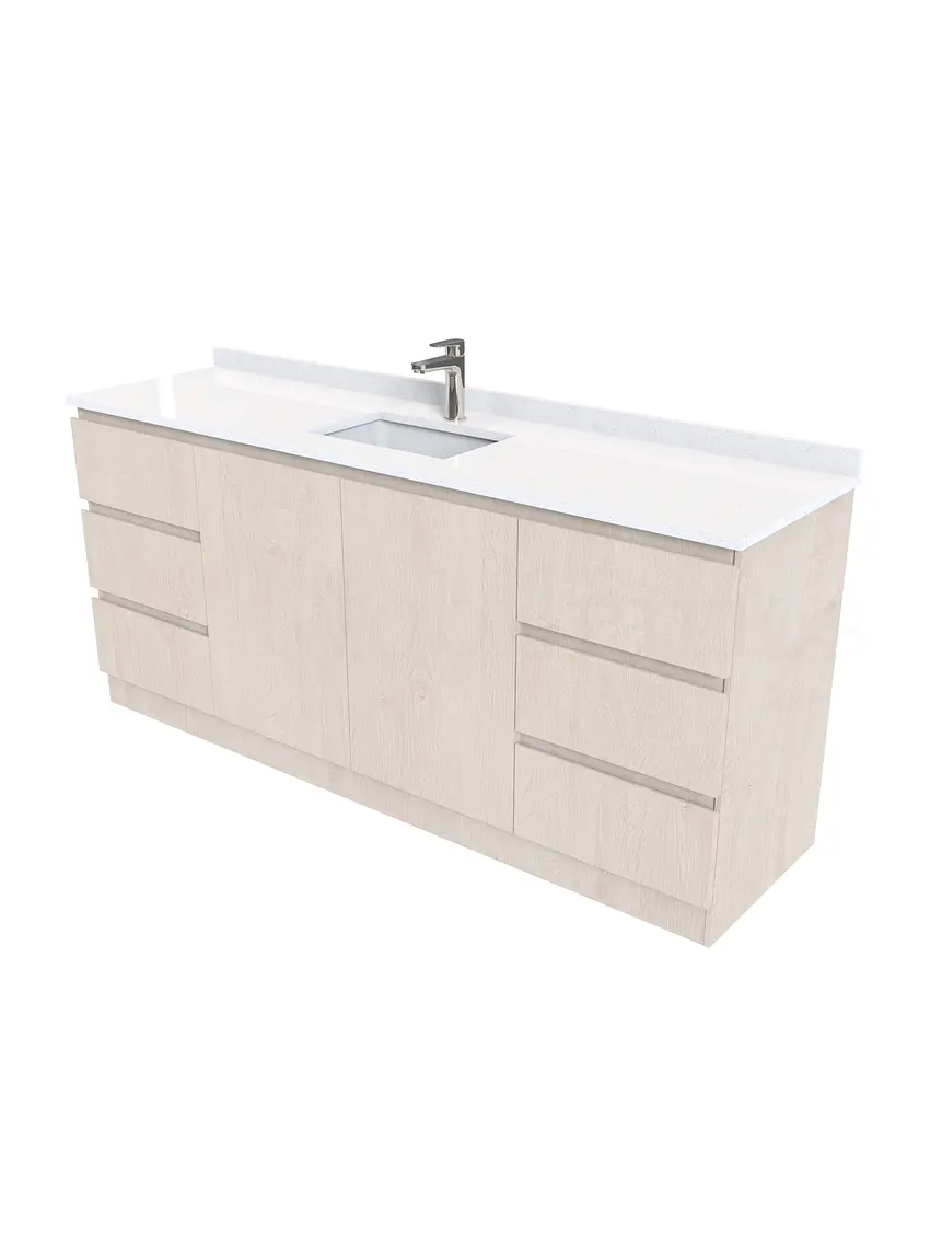 Mueble vanitorio simple al piso de 160 cm / M2-1638 / Provenzal 2
