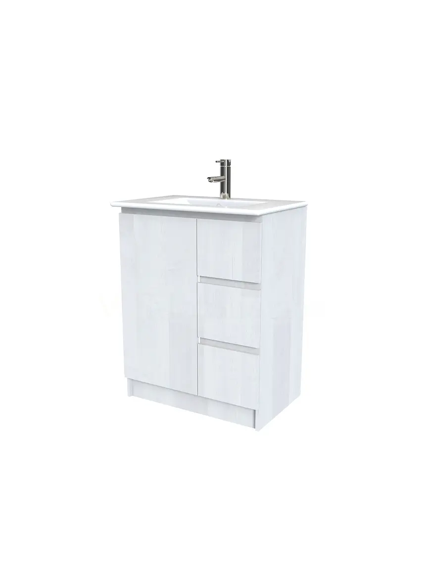 Mueble vanitorio al piso  de 60  cm con cubierta de loza M2-601  / Legno 1