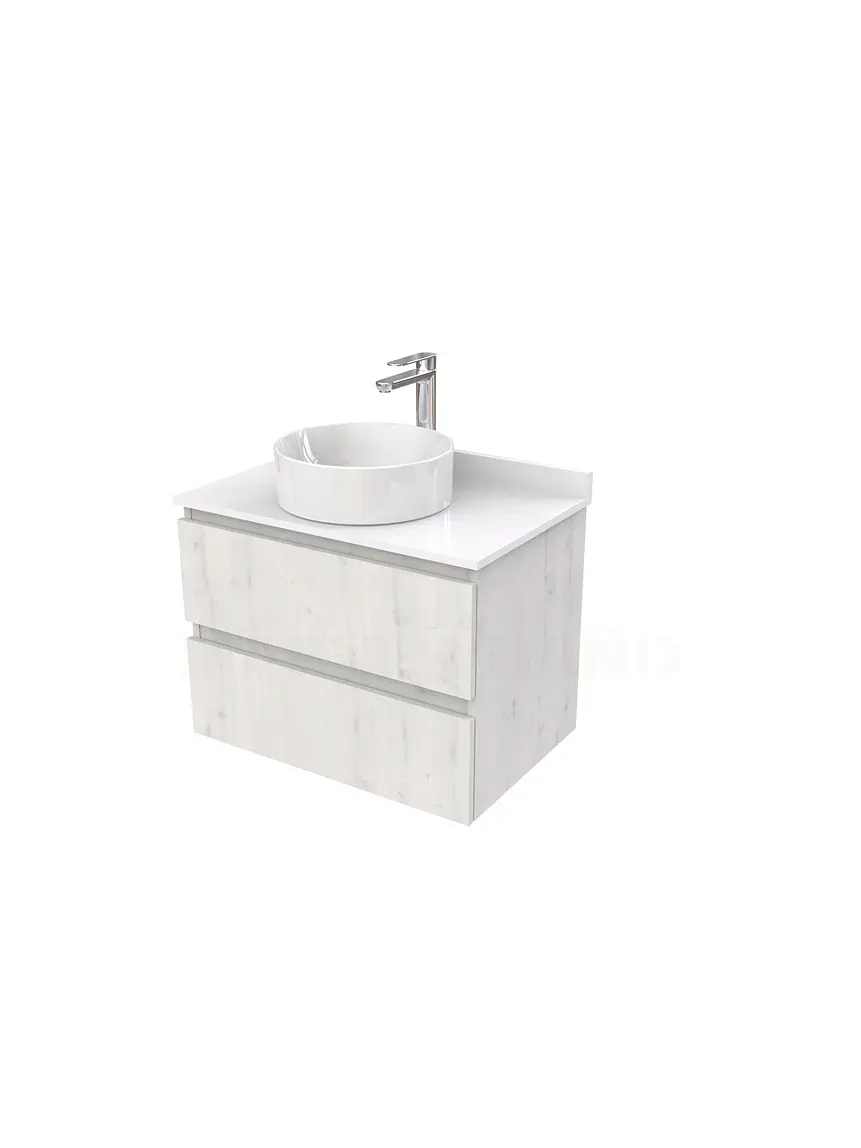 Mueble Vanitorio  para lavamanos sobreponer simple de 70 cm M2-730-SPA / Alaska 1
