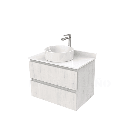 Mueble Vanitorio  para lavamanos sobreponer simple de 70 cm M2-730-SPA / Alaska