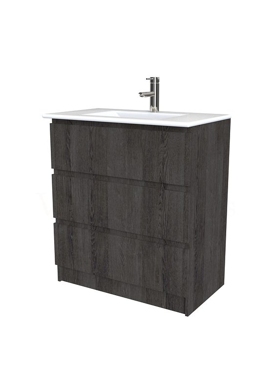 Mueble vanitorio al piso  de 90  cm con cubierta de loza M3-901  / Expresso 1