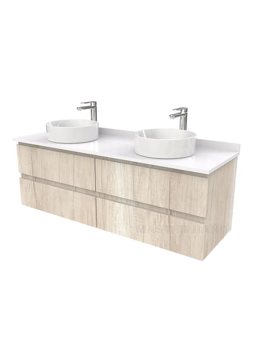 Mueble Vanitorio  para lavamanos sobreponer simple de 170 cm M4-1730-SPA / Toscana 1