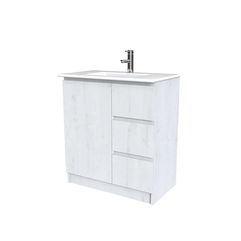 Mueble vanitorio al piso  de 70  cm con cubierta de loza M2-701  / Alaska