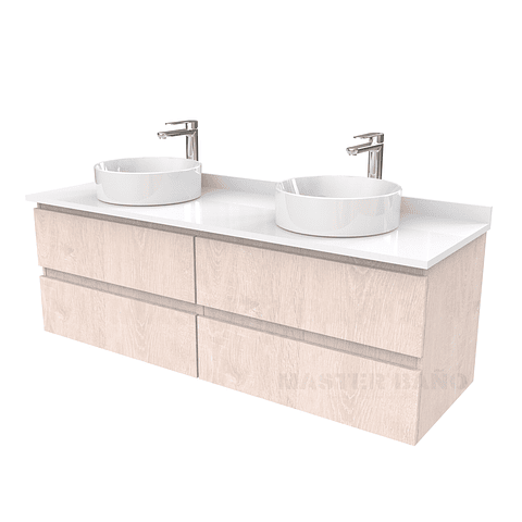 Mueble Vanitorio  para lavamanos sobreponer simple de 170 cm M4-1730-SPA / Provenzal