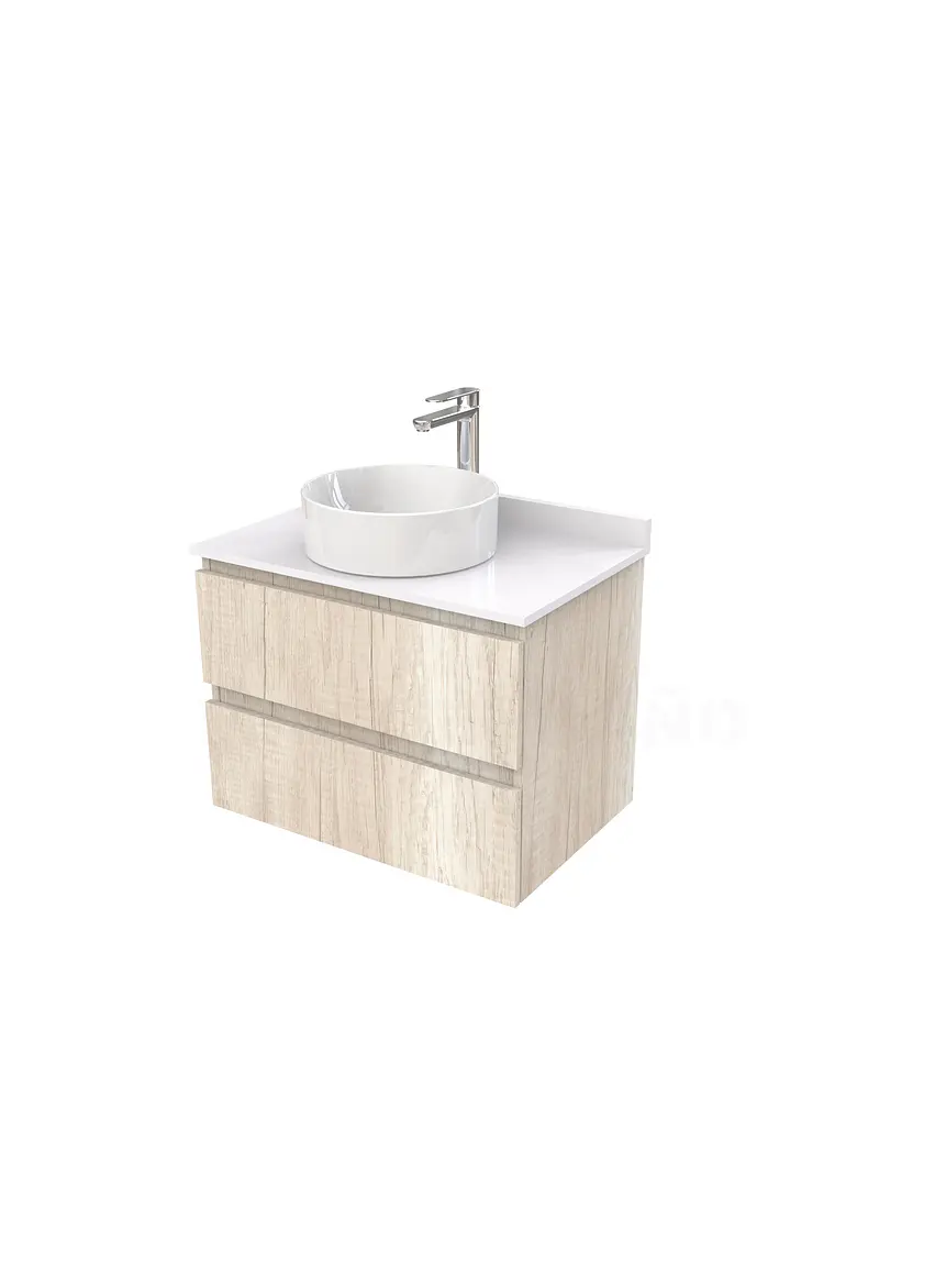 Mueble Vanitorio  para lavamanos sobreponer simple de 70 cm M2-730-SPA / Toscana 1