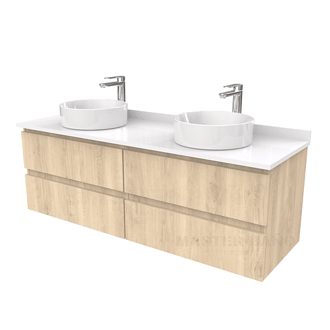 Mueble Vanitorio  para lavamanos sobreponer simple de 170 cm M4-1730-SPA / Jerez