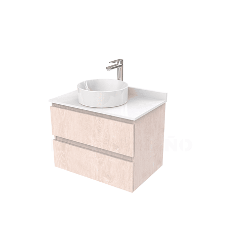 Mueble Vanitorio  para lavamanos sobreponer simple de 70 cm M2-730-SPA / Provenzal