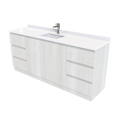 Mueble vanitorio simple al piso de 180 cm / M2-1838 / Toscana