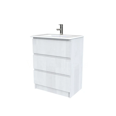 Mueble vanitorio al piso  de 60  cm con cubierta de loza M3-601  / Legno