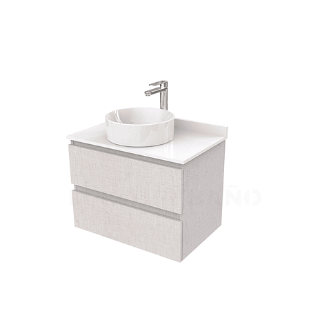 Mueble Vanitorio  para lavamanos sobreponer simple de 70 cm M2-730-SPA / Giorno