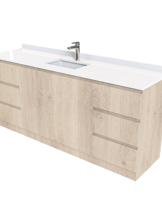 Mueble vanitorio simple al piso de 180 cm / M2-1838 / Jerez 1