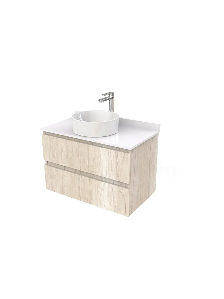Mueble Vanitorio  para lavamanos sobreponer simple de 80 cm M2-830-SPA / Toscana 1