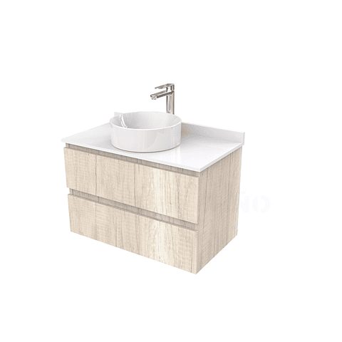 Mueble Vanitorio  para lavamanos sobreponer simple de 80 cm M2-830-SPA / Toscana