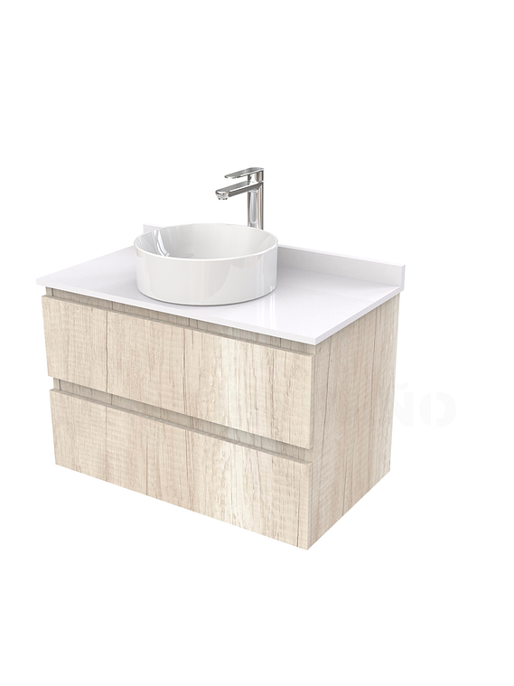 Mueble Vanitorio  para lavamanos sobreponer simple de 80 cm M2-830-SPA / Toscana 1