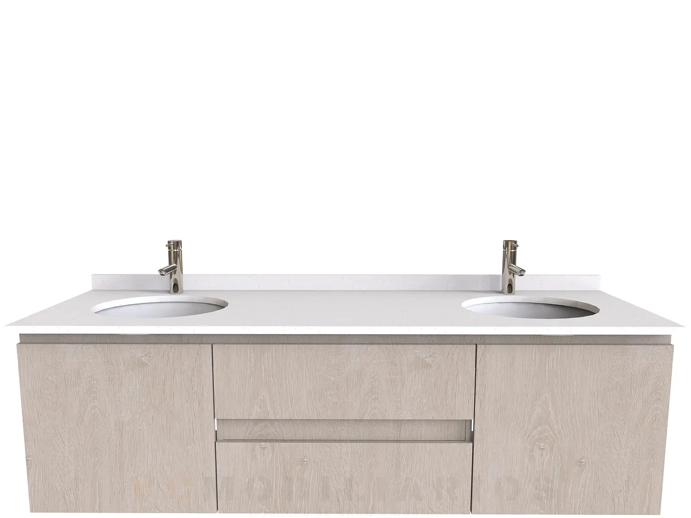 Mueble vanitorio Doble Aéreo  de 170 cm /  M2-1723 -DA / Provenzal - Especial 1