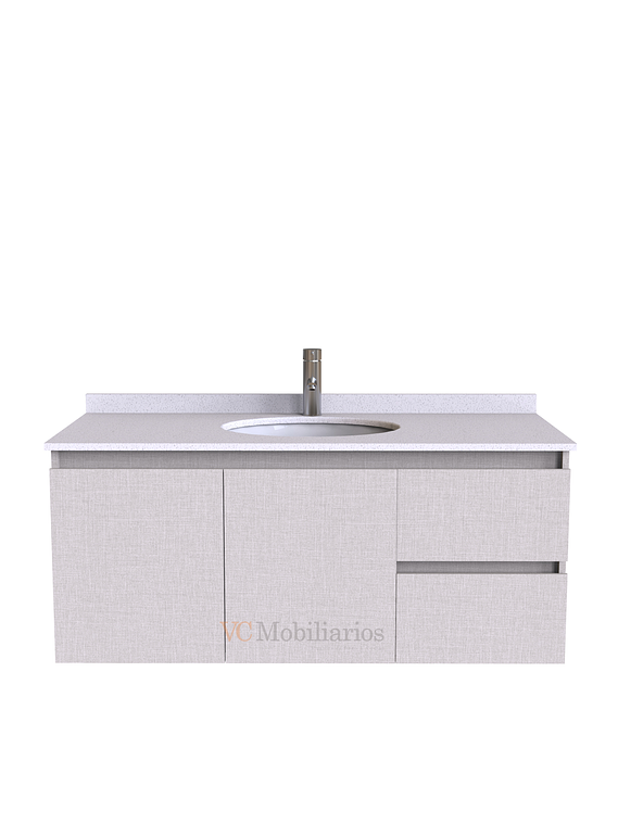 Mueble vanitorio aereo M2-1223-A / Giorno 1