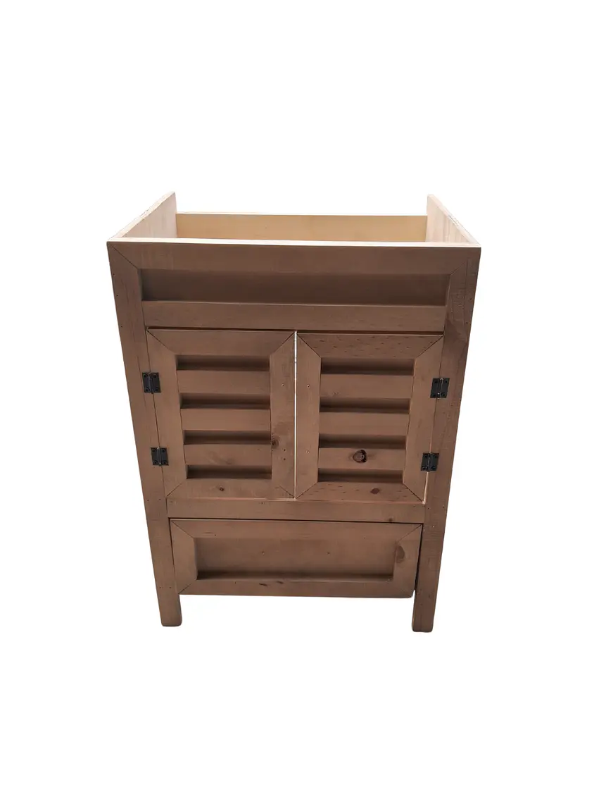 Mueble Vanitorio  rustico para lavamanos sobre poner 1