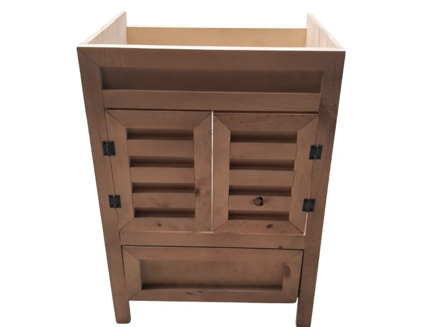 Mueble Vanitorio  rustico para lavamanos sobre poner 1