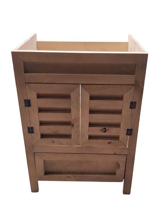 Mueble Vanitorio  rustico para lavamanos sobre poner 1