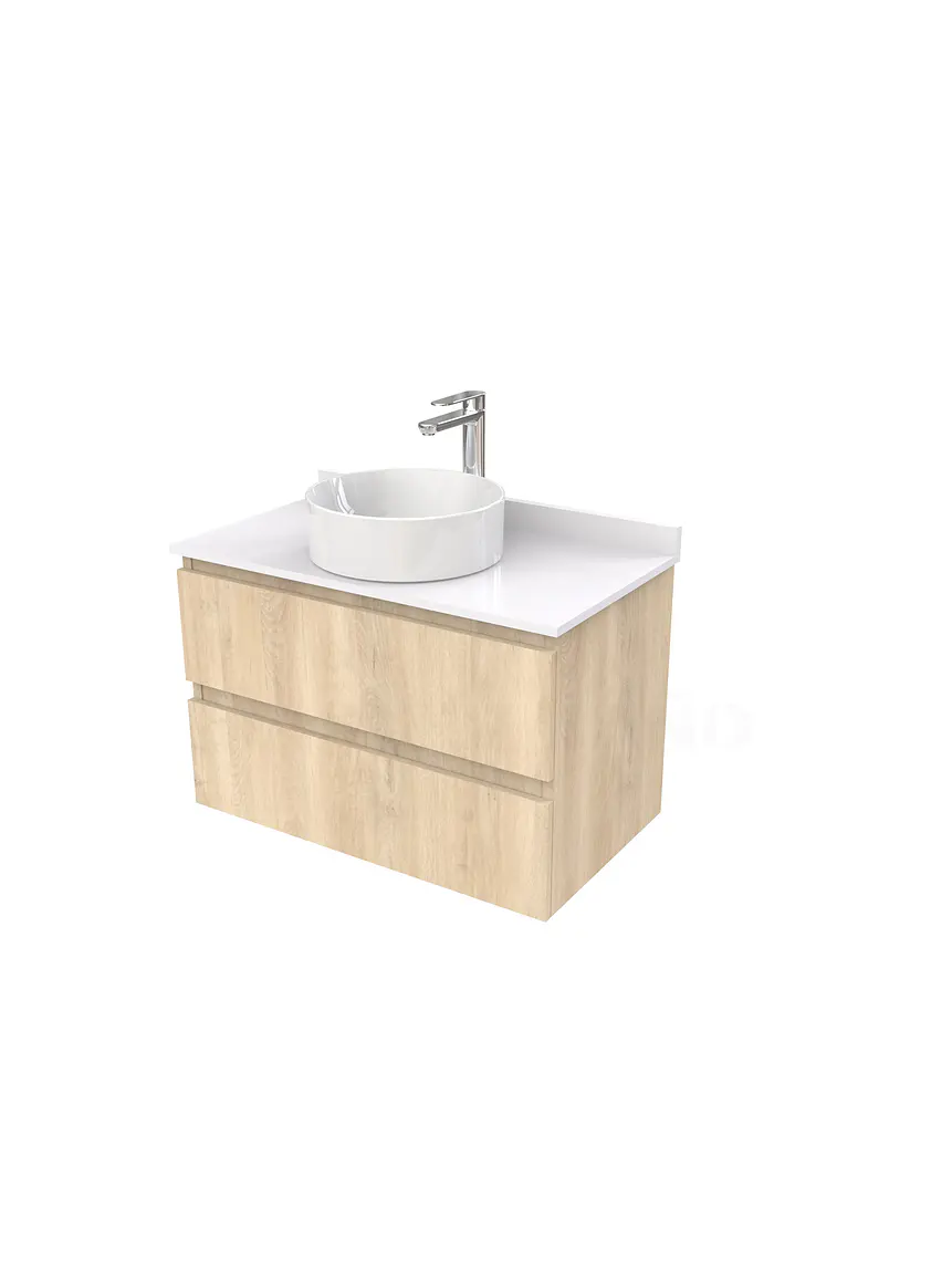 Mueble Vanitorio  para lavamanos sobreponer simple de 80 cm M2-830-SPA / Jerez 1