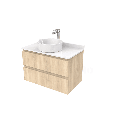 Mueble Vanitorio  para lavamanos sobreponer simple de 80 cm M2-830-SPA / Jerez