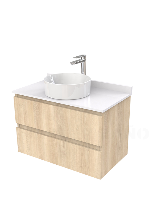 Mueble Vanitorio  para lavamanos sobreponer simple de 80 cm M2-830-SPA / Jerez 1