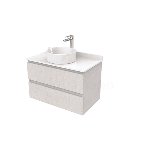 Mueble Vanitorio  para lavamanos sobreponer simple de 80 cm M2-830-SPA / Giorno