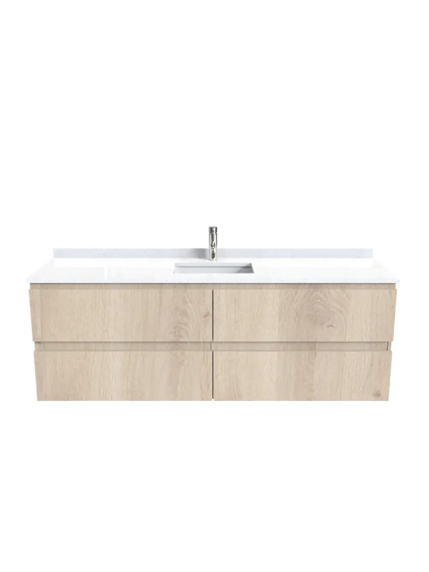 Mueble vanitorio simple  Aéreo  de 165 cm /  M2-16538 / Jerez 1