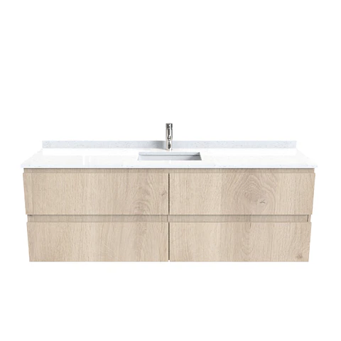 Mueble vanitorio simple  Aéreo  de 165 cm /  M2-16538 / Jerez