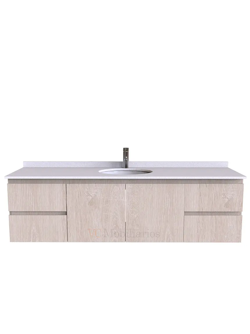 Mueble Vanitorio aereo simple de 180 cm M2-1808 / Provenzal 1