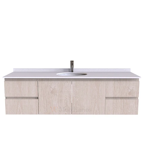Mueble Vanitorio aereo simple de 180 cm M2-1808 / Provenzal