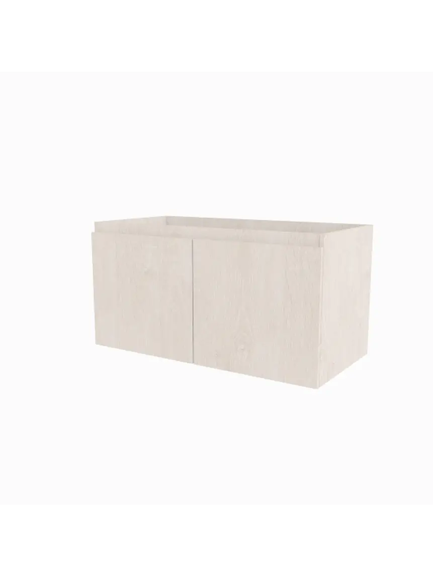 Muebles para vanitorio simple con cubiertas de 100 cm de largo x 50 cm de profundidad 1
