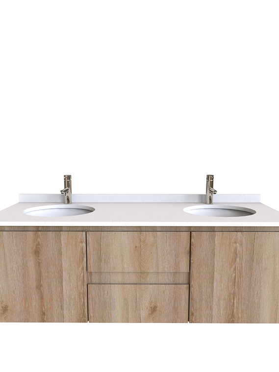 Mueble vanitorio Doble Aéreo  de 120 cm /  M2-1223 -DA / Cava 1