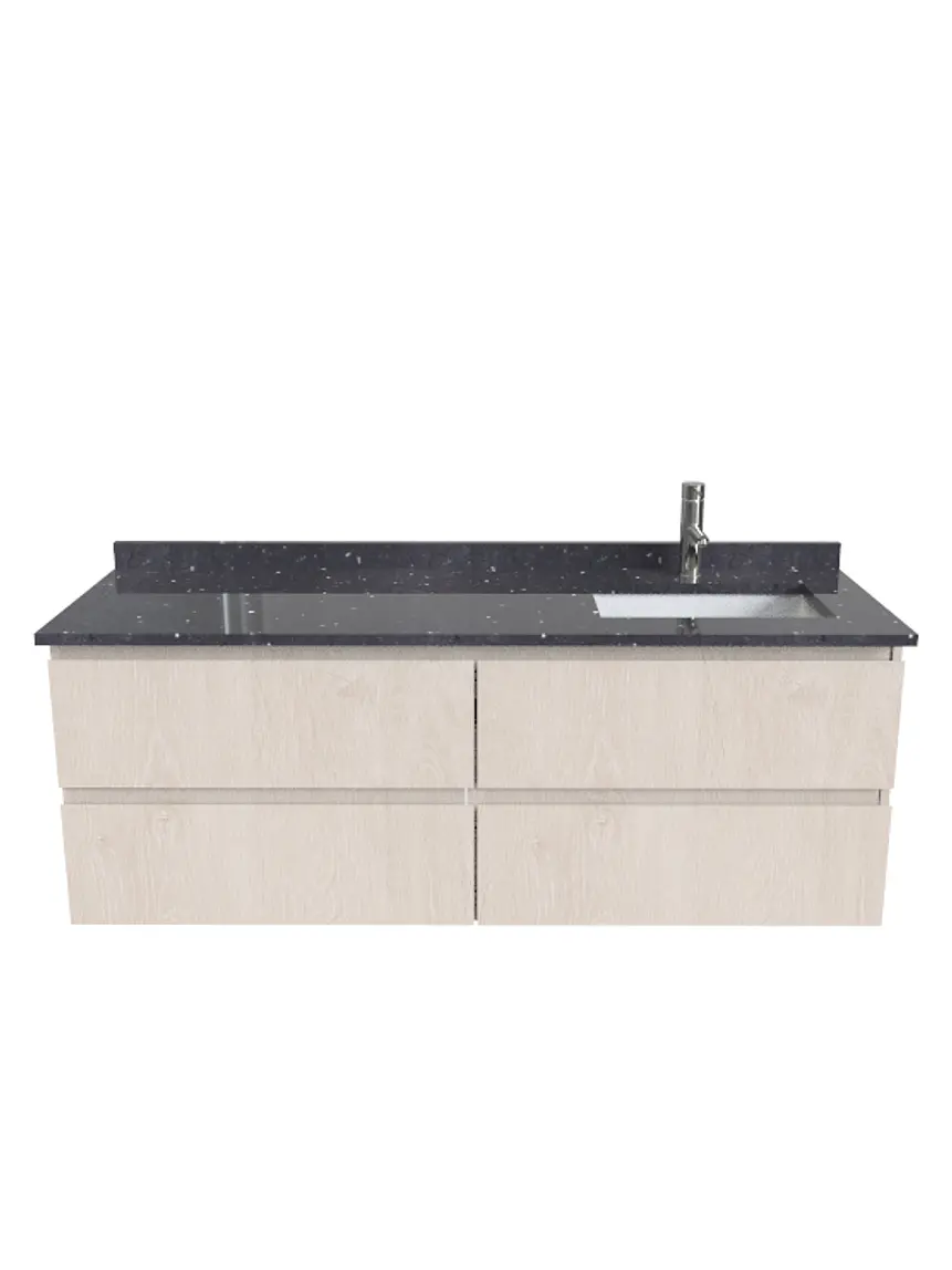 Mueble vanitorio Simple Aéreo  de 140 cm /  M2-1448 -ADD / Provenzal 1