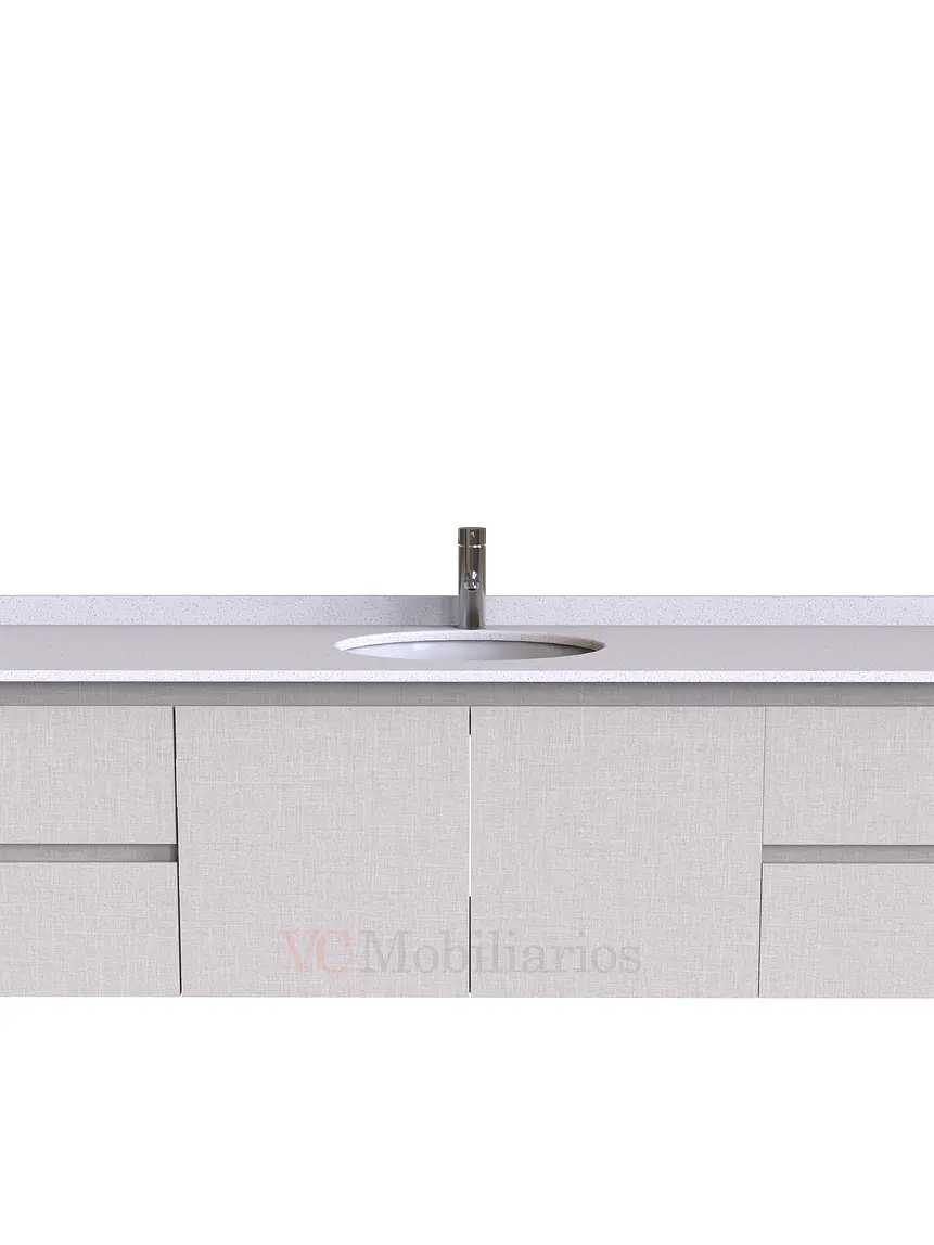 Mueble Vanitorio aereo simple de 190 cm M2-1908 / Giorno 1