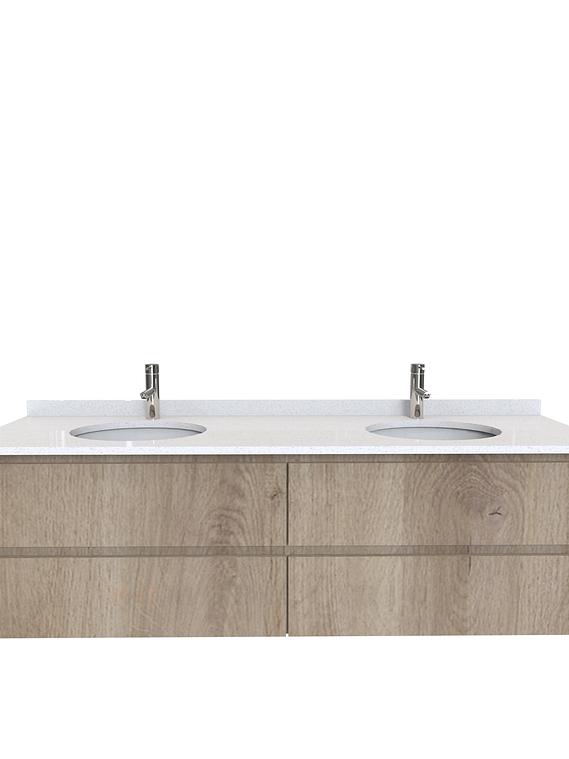 Mueble vanitorio Doble Aéreo  de 160 cm /  M4-1623 -DA / Jerez 1