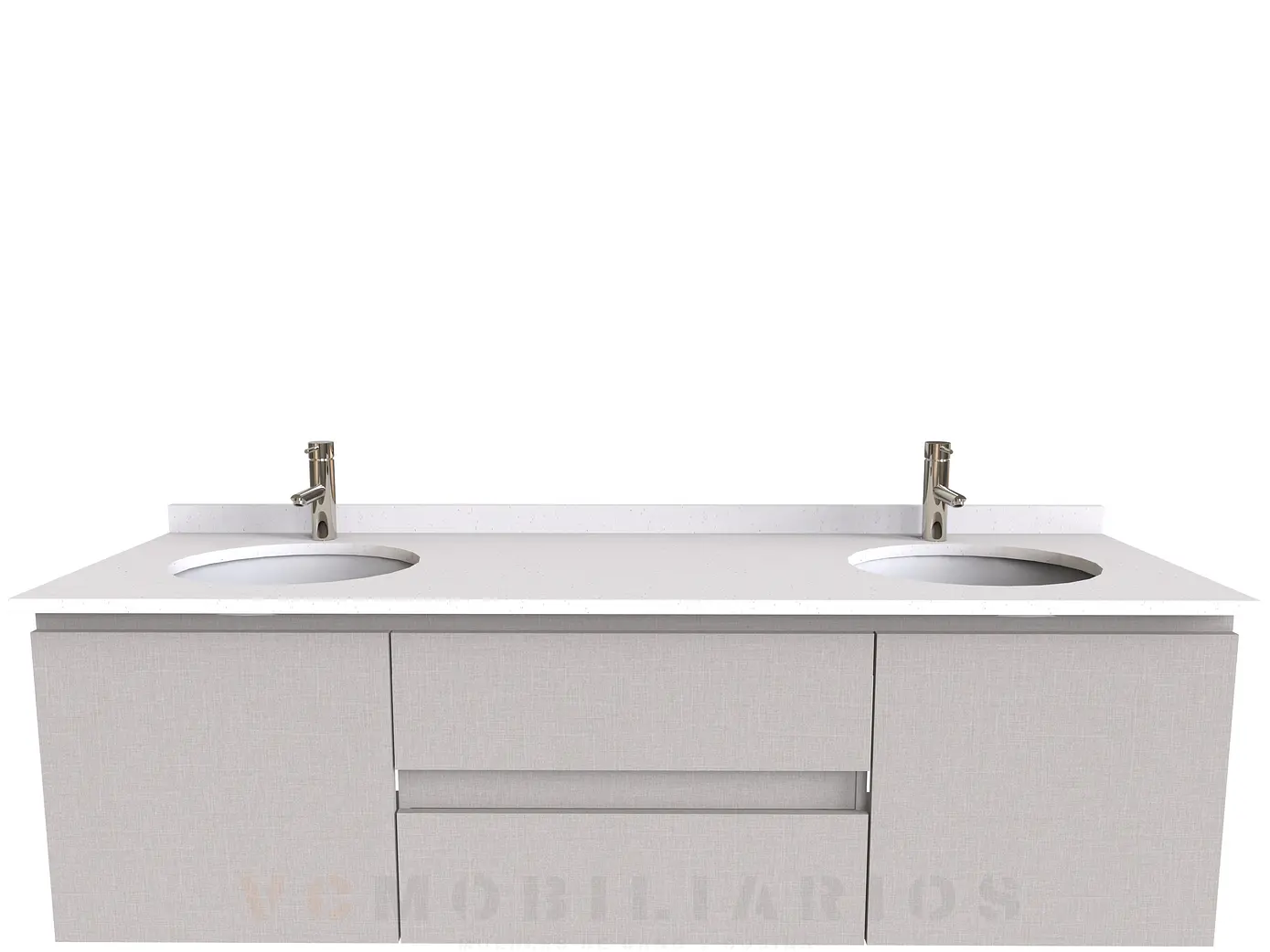 Mueble vanitorio Doble Aéreo  de 180 cm /  M2-1823 -DA / Giorno 1