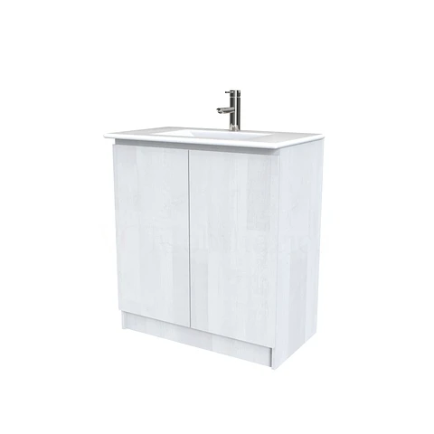 Mueble vanitorio al piso  de 90  cm con cubierta de loza M0-901  / Legno