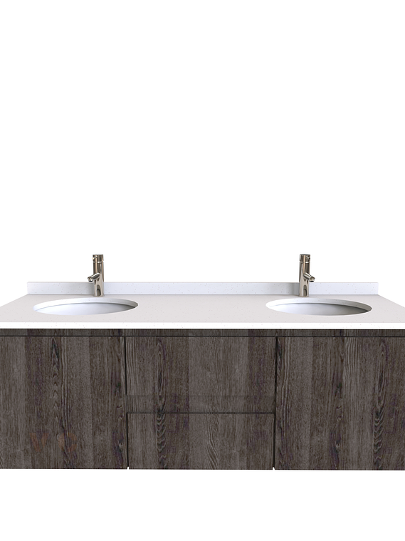 Mueble vanitorio Doble Aéreo  de 120 cm /  M2-1223 -DA / Espresso 1