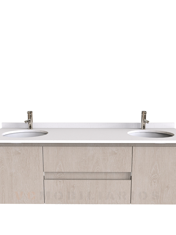 Mueble vanitorio Doble Aéreo  de 180 cm /  M2-1823 -DA / Provenzal 1