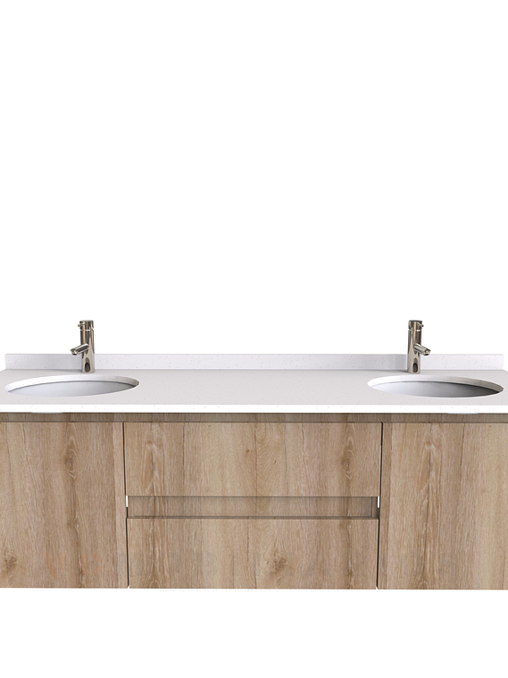 Mueble vanitorio Doble Aéreo  de 180 cm /  M2-1823 -DA / Cava 1