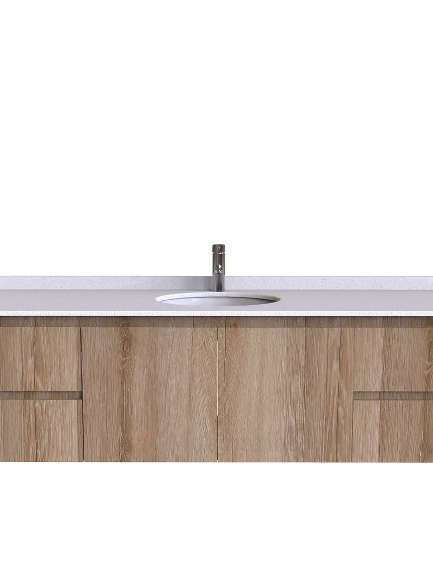 Mueble Vanitorio aereo simple de 190 cm M2-1908 / Cava 1