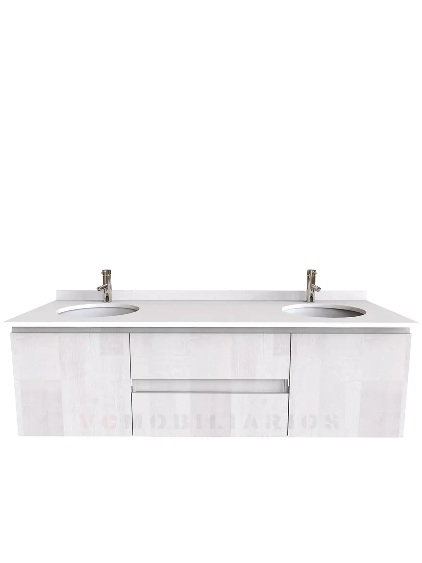 Mueble vanitorio Doble Aéreo  de 180 cm /  M2-1823 -DA / Legno 1